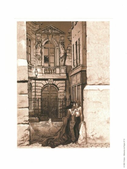 Yslaire, Sambre, Affiche offset, A l'ombre d'Hugo Sambre