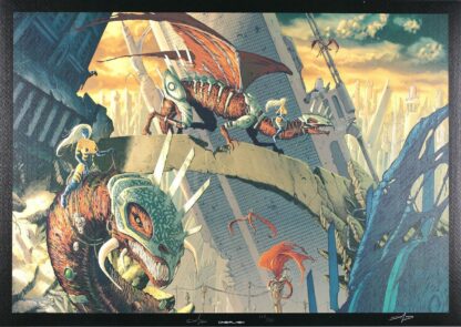 Dim D, Ciné-Flash, Le seigneur d'Ombre, Affiche offset signée, Dragons