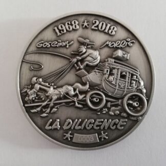 Lucky Luke Médaille Edition limitée 750 exemplaires La Diligence