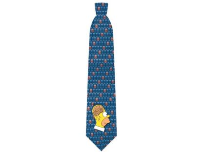 Les Simpsons Cravate Homer cerveau (bleue) - Matt Groening