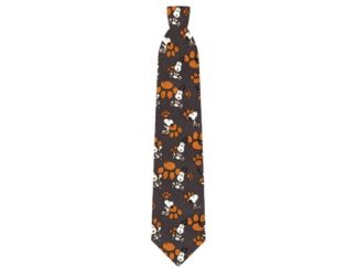 Cravate Snoopy Empreintes de pas grises