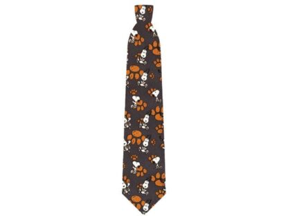Cravate Snoopy Empreintes de pas grises