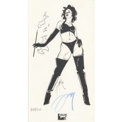 Jarry, Les baroudeurs sans frontières, Ex-libris offset signé, Femme