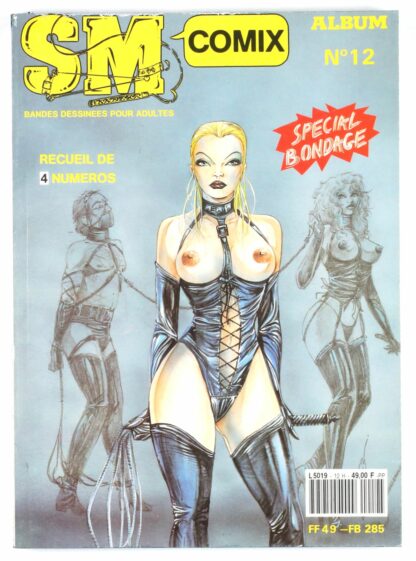 BD strictement pour adultes, SM Comix N°12, Recueil de 4 numéros Spécial Bondage