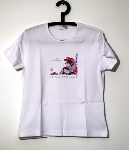 T-shirt Femme Corto Maltese Hugo Pratt blanc Mambo