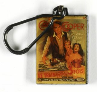 Porte-clés métal, Le train sifflera trois fois (film)
