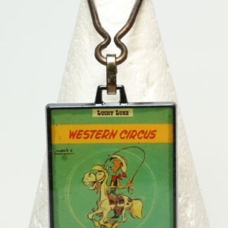 Lucky Luke Porte-clés métal Corner Western Circus