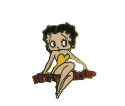 Betty Boop Pin's Assise robe jaune
