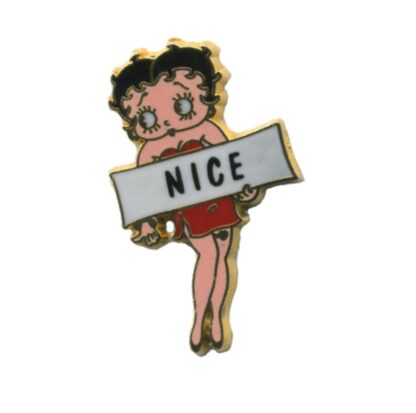 Betty Boop Pin's Auto stoppeuse 'Nice'