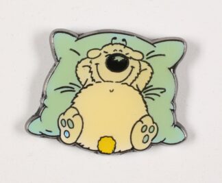 Dupa, Cubitus, Pin's Corner, Cubitus sur son oreiller bleu
