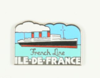 Pin's Paquebot French Line - Ile-de-France - par Corner