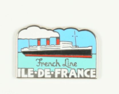 Pin's Paquebot French Line - Ile-de-France - par Corner