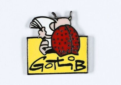 Gotlib, La Coccinelle, Pin's Corner, lisant