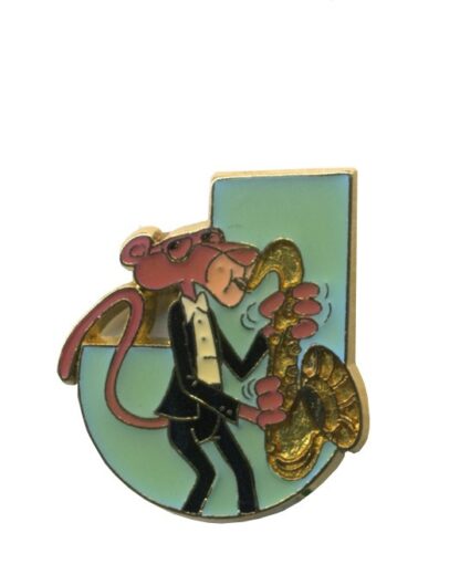 Freleng, La Panthère rose, Pin's, saxophone