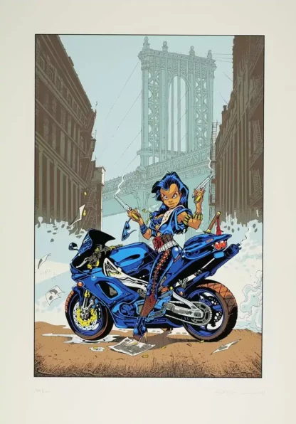 crisse-affiche-serigraphie-signee-calamity-jane