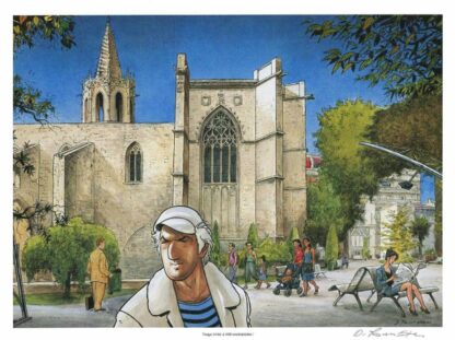 Devant l'église