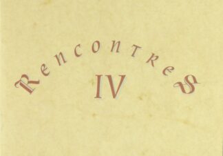 Rencontres 4 : Livret entre un collectif d'Auteurs (10) et la ville d'Avignon