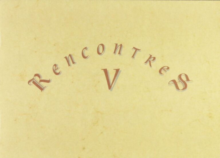 Rencontres 5 : Livret entre un collectif d'Auteurs (10) et la ville d'Avignon