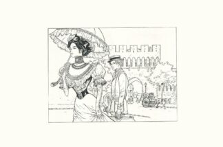 Vicomte, Sasmira, Affiche sérigraphie, La balade