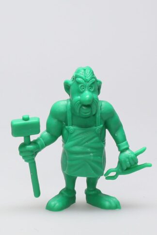 Uderzo, Astérix et obélix, Mini figurine en pvc, Cétautomatix avec marteau et pince (vert clair)