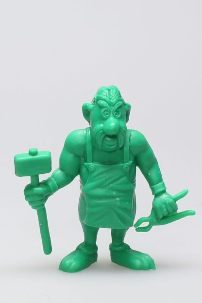 Uderzo, Astérix et obélix, Mini figurine en pvc, Cétautomatix avec marteau et pince (vert clair)