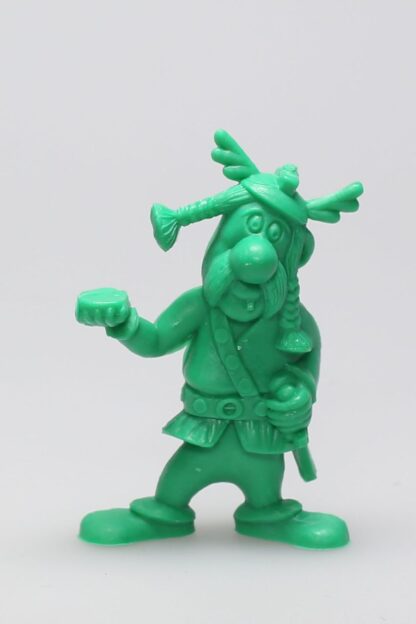 Uderzo, Astérix et obélix, Mini figurine en pvc, Porteur de pavois (casque avec ailes / vert clair)