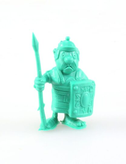 Uderzo, Astérix et obélix, Mini figurine en pvc, Légionnaire triste avec pilum (vert foncé)