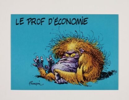 Franquin, Carte postale, Au bahut : le prof d'économie
