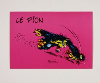 Franquin, Carte postale, Au bahut : le pion