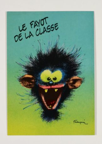 Franquin, Carte postale, Au bahut : le fayot de la classe