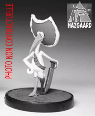 Figurine métal Cigognac De cape et de crocs Hazgaard