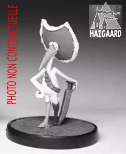 Figurine métal Cigognac De cape et de crocs Hazgaard