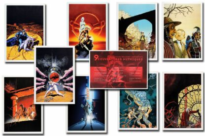 Collectif, Les Editions Delcourt présentent 9 couvertures mythiques