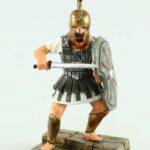 Rome et ses ennemis, Soldat Troyen, 12ème siècle, Figurine en métal 1/32