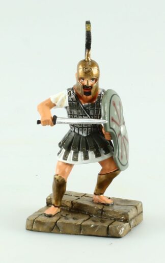 Rome et ses ennemis, Soldat Troyen, 12ème siècle, Figurine en métal 1/32