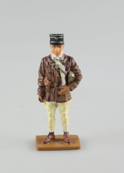 Capitaine de char français 2nd World War 1939-1940 : Figurine en métal 1/32