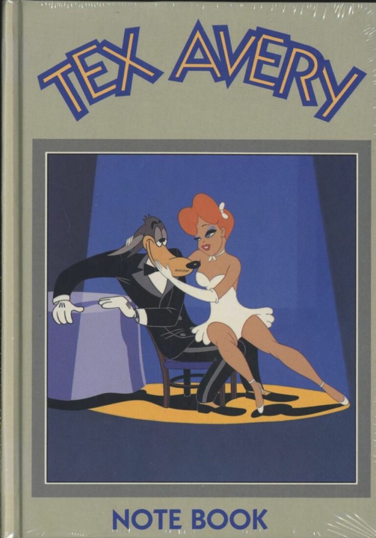 Note Book Tex Avery : Le Loup et La Girl (vert olive)
