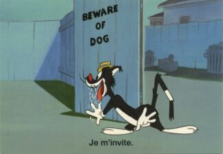 Tex Avery : Carte Postale : Beware of dog. Je m'invite.
