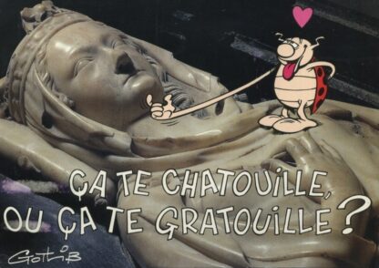 La coccinelle : Carte Postale : Ca te chatouille, ou ça te gratouille ?