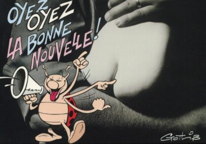 La coccinelle : Carte Postale : Oyez oyez, la bonne nouvelle !
