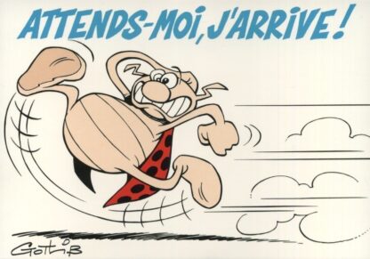La coccinelle : Carte Postale : Attends-moi, j'arrive !