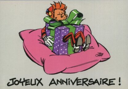 Spirou et Fantasio : Carte postale : Joyeux anniversaire !