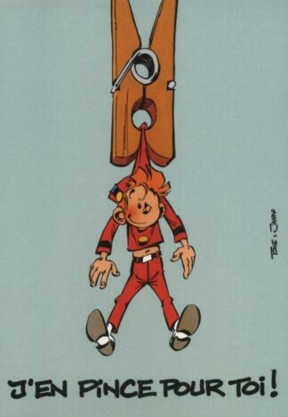 Spirou et Fantasio : Carte postale : J'en pince pour toi !