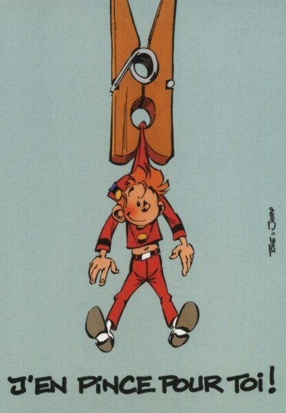 Spirou et Fantasio : Carte postale : J'en pince pour toi !