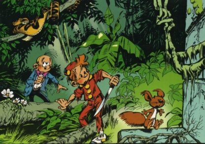 Spirou et Fantasio : Carte postale : La jungle