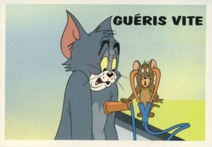Tom & Jerry Carte postale Guéris vite