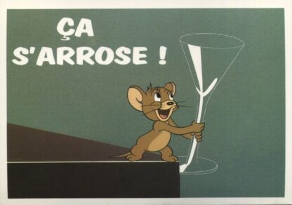Tom & Jerry Carte postale ça s'arrose!