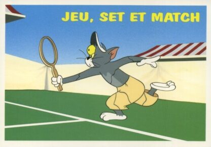 Tom & Jerry Carte postale set et match