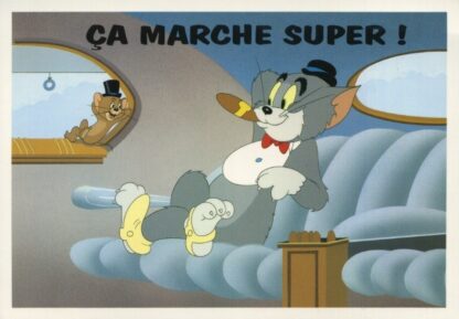 Tom & Jerry Carte postale ça marche super!