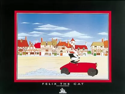 Félix le Chat, Affiche Offset, En voiture